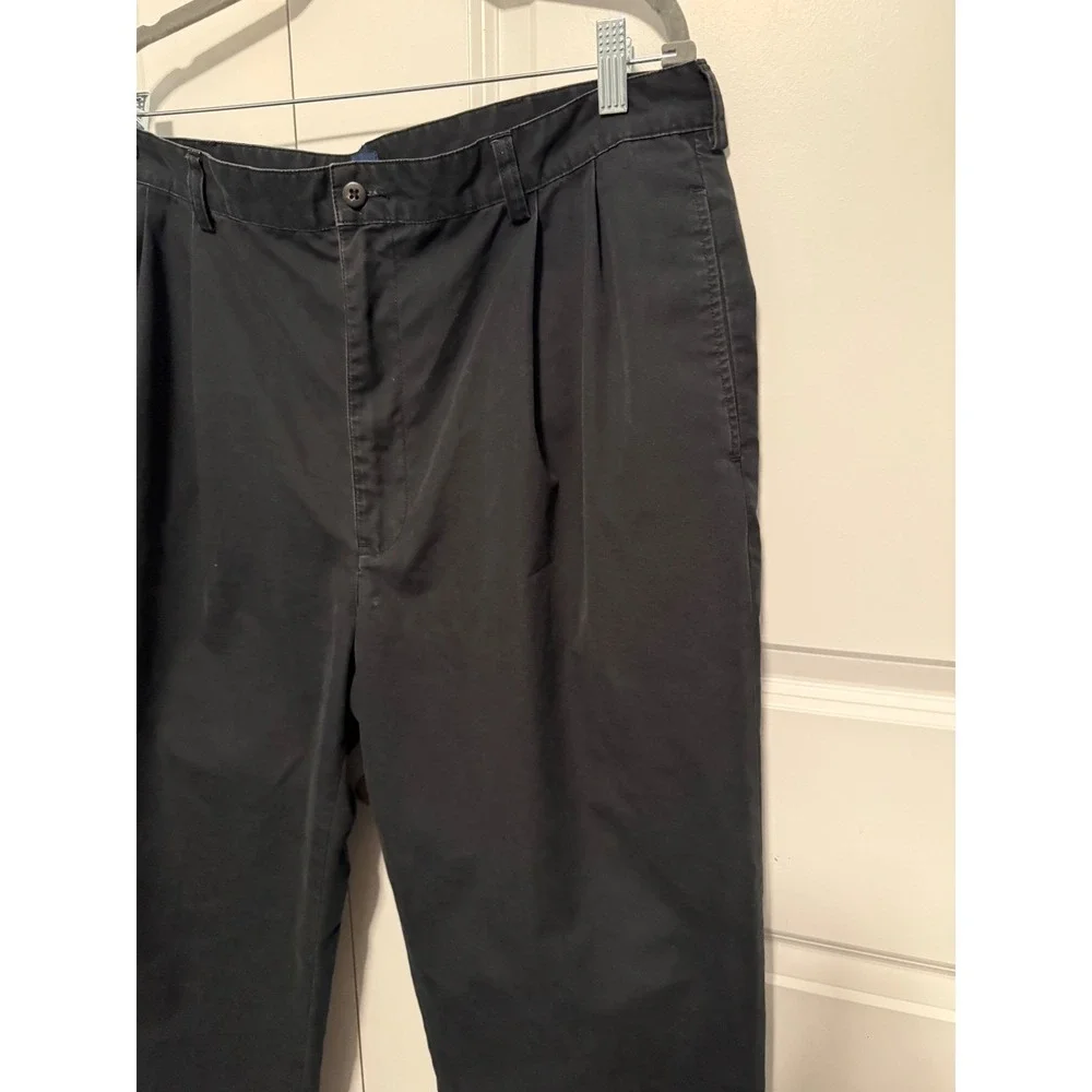 Vintage Polo by Ralph Lauren Hammond  Pants Cotton Pleated Chino Pants 40 x 32‎